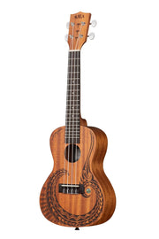 Kala, 4-String Ukulele, Right, Natural, Concert (KA-Courage-C_W/Bag)
