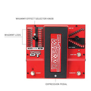 DigiTech Whammy DTV-01 Drop Tune Guitar Effects Pedal with Daddario adaptor
