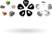 D'Addario Accessories Beatles Guitar Picks - The Beatles Collectable Guitar Picks - Picks with Tin, 15 Pack, Variants: Logo , Stripes , Sgt. Pepper