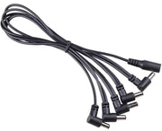 MOOER 5-Plug Right Angle Head Multi DC Power Cable-PDC5A