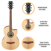 Ibanez MD39C Cutaway Acoustic Guitar