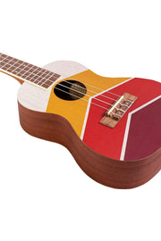 Bamboo U-23 Burning Sunrise New Generation Cali Line Concert Ukulele With Bag