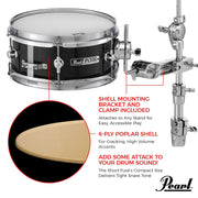 Pearl SHORT FUSE Snare drum with Adaptor SFS10 10X4.5 Effect