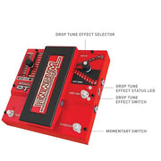 DigiTech Whammy DTV-01 Drop Tune Guitar Effects Pedal with Daddario adaptor