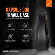 GG Kapsule Electric Bass Guitar Case EB BLK