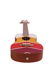 Bamboo U-23 Burning Sunrise New Generation Cali Line Concert Ukulele With Bag
