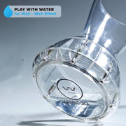 Wambooka Diamond Darbuka Drum with 8.75 inch Head, with Brass tuning keys and Padded Bag 17 inches Length (Crystal Clear PC)