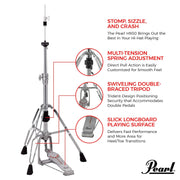 Pearl H930 Hi-Hat Stand, Demonator Style Long Footboard