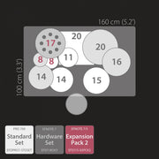 EFNOTE 702 Modern Set (CS7 stand)
