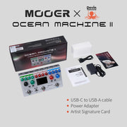 MOOER Ocean Machine II Reverb and Looper Pedal TDL4