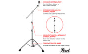 PEARL B1030 Cymbal Boom Stand