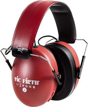 VIC FIRTH VXHP0012 Bluetooth Isolation Headphones, Red