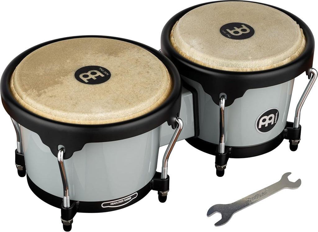 Bongo Drum Set with Durable Synthetic All-weather Shells, Journey Seri ...