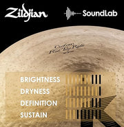 Zildjian K0882 K Custom 20-Inch Flat Top Ride Cymbal