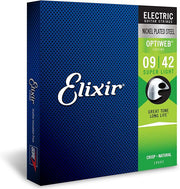 Elixir Nickel Plated , OPTIWEB Coated Electric Guitar String Set. Variants: (.010-.046) , (.09-.042)) , (.09|.46)
