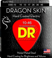 DR Strings DSE-10 Dragon Skin Coated Medium Electric Guitar Strings
