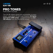 BOSS GX-1B | Ultra-Portable Bass Effects Processor | Packed with Iconic Amps & Effects