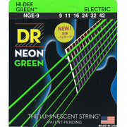 DR Neon Electric Guitar Strings Set - Green