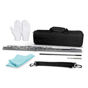 Softline Pro MFL32 Metal Flute with Case (Silver)