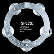 Meinl Cymbals Dry Ching Ring Tambourine Jingle Effect DCRING