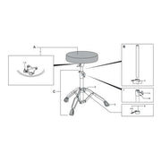 Pearl Key Bolt KB615