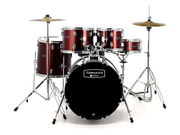 Mapex Tornado 5Pcs Drum Set, with Hardware, Throne & Cymbals