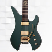 Schecter Synyster Gates Custom-7 TR Headless Electric Guitar - Oak Green Metallic