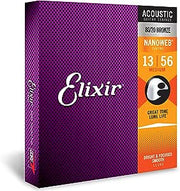 Elixir Phosphor Bronze 80/20 Nanoweb Acoustic Guitar String Set