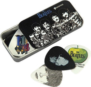 D'Addario Accessories Beatles Guitar Picks - The Beatles Collectable Guitar Picks - Picks with Tin, 15 Pack, Variants: Logo , Stripes , Sgt. Pepper