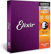 Elixir Phosphor Bronze 80/20 Nanoweb Acoustic Guitar String Set