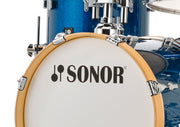 SONOR 17505848 AQX Micro Shell Set, 4pcs Drum Kit, Blue Ocean Sparkle