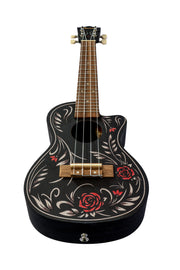Bamboo U-23 Flower & Roll Concert Ukulele