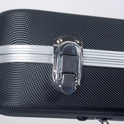 Crossrock CRA860SVFBK Violin Case 4/4 Size, Molded ABS Plastic Shaped Case