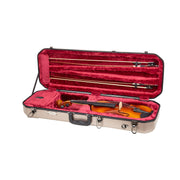 CROSSROCK CRA860VF Violin Case 4/4 Size, ABS Plastic with EPS Hard Foam Core