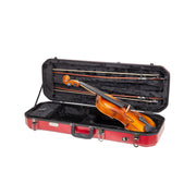 CROSSROCK CRA860VF Violin Case 4/4 Size, ABS Plastic with EPS Hard Foam Core