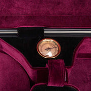 Crossrock Double Case for Two 4/4 Full Size Violins CRF2020DV Fiberglass Backpack Style - Black