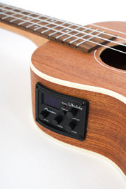 Bamboo Classic Series U-23 Sapele-Q Concert Ukulele With EQ