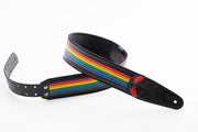 Righton Prisma Mojo Rainbow Black Guitar Strap