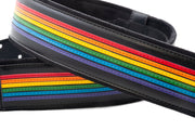 Righton Prisma Mojo Rainbow Black Guitar Strap