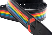 Righton Prisma Mojo Rainbow Black Guitar Strap