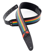 Righton Prisma Mojo Rainbow Black Guitar Strap