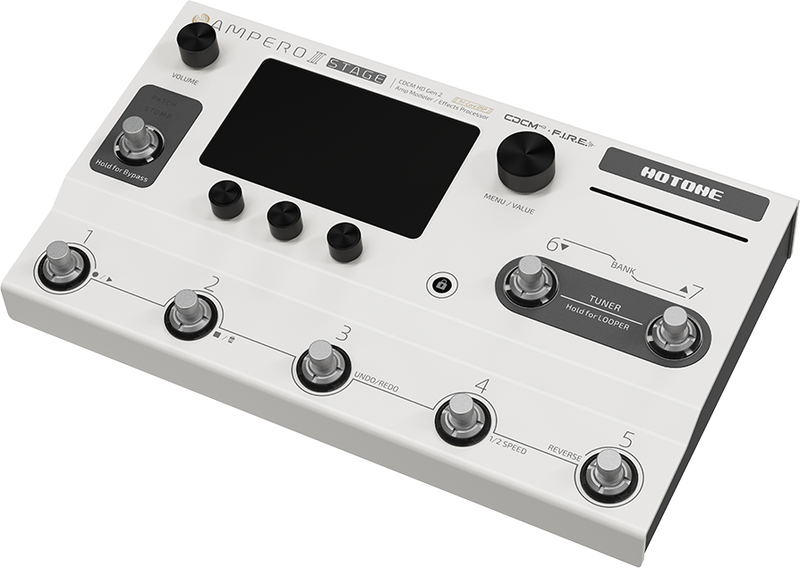 hotone ampero ⅱ stage Hotone Ampero 2 Stage MP-380 Guitar Processor – ChennaiMusicals