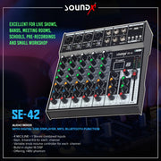SOUNDX Audio Mixer SE42