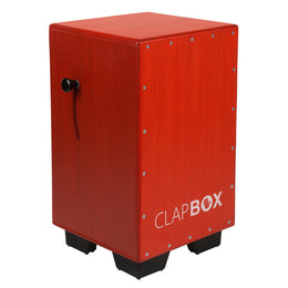 Clapbox Adjustable Snare Cajon CB40  Red, Birch Wood
