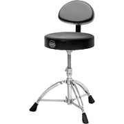 Mapex T700 Premium Drum Throne With Back Rest, Black