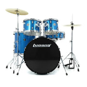 LUDWIG Accent Drive 5pcs Drumkit with hardware cymbals and Throne