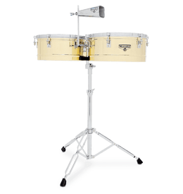 Latin Percussion M257B Timbales Brass/Chrome