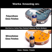 Music Nomad MN150 The Guitar One 12 oz.Tech Size - All in 1 Cleaner, Polish & Wax