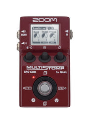 ZOOM MS-60B  Multi-Stomp Bass Pedal (Red)