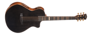 Cort Modern Black Semi Acoustic Guitar - TBK (Trans Black Gloss)